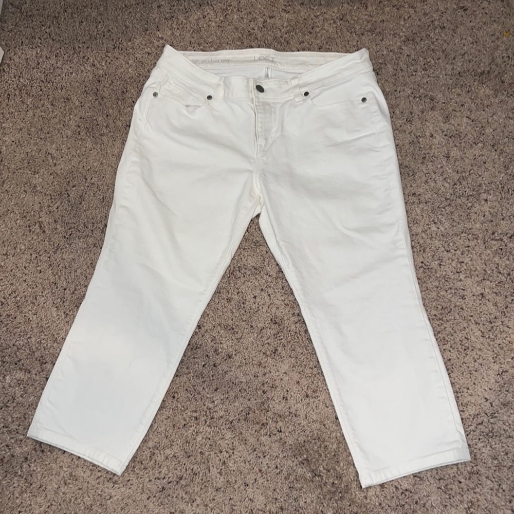 Ann Taylor Loft Modern Crop 30 / 10P Low Rise